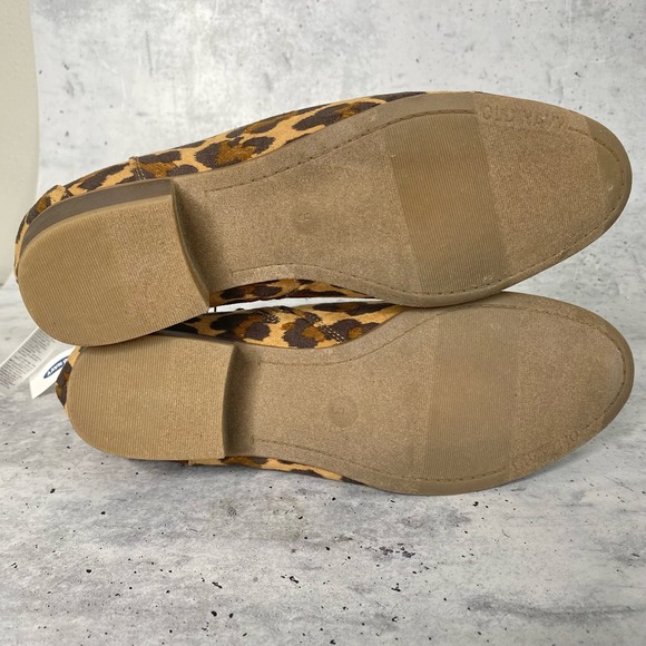 NWT Old Navy leopard print ankle bootie 8 - Picture 9 of 10
